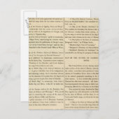 Geografisches Memoir Postkarte (Vorne/Hinten)