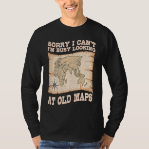 Geograph Weltkarte Kartograf Geographie Geologie T-Shirt