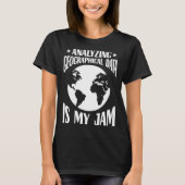 Geographical Mapping Cartography World Map T-Shirt (Vorderseite)