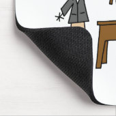 Geographie-Lehrer Mousepad (Ecke)