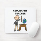 Geographie-Lehrer Mousepad (Mit Mouse)