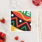 Geographiepapier für den Monat Schwarze Geschichte Serviette (Beispiel)