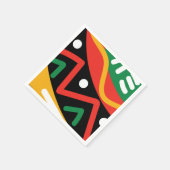 Geographiepapier für den Monat Schwarze Geschichte Serviette (Ecke)