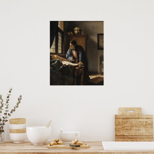 Geographin Poster (Küche)