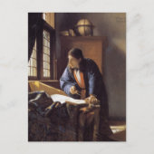 Geographin Postkarte (Vorderseite)