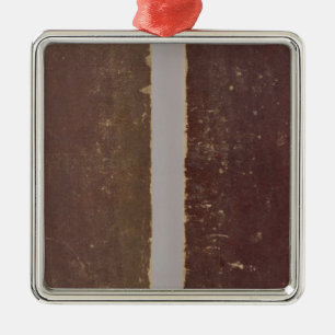 Geographischer Atlas Silbernes Ornament