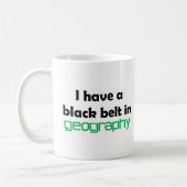 Geography black belt kaffeetasse (Links)