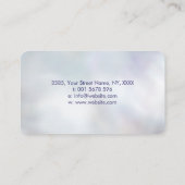 Geokristalle - Lila und violett  Visitenkarte (Rückseite)