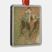 Geol Karte US Silbernes Ornament (Rechts)