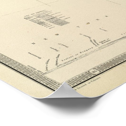 Geol map US Poster (Ecke)