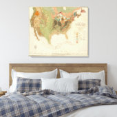 Geol Map USA Leinwanddruck (Insitu (Schlafzimmer))