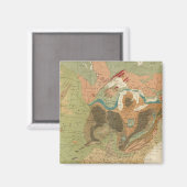 Geol Map USA Magnet (Vorderseite/Rückseite)
