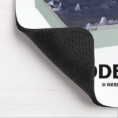Geologe eingebettet innerhalb (Wegnahme-Zone) Mousepad (Ecke)