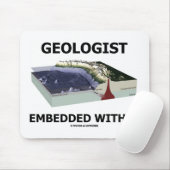 Geologe eingebettet innerhalb (Wegnahme-Zone) Mousepad (Mit Mouse)