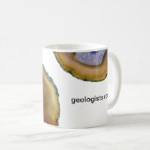 Geologe-Felsen-Achat-Tasse Kaffeetasse (VorderseiteRechts)