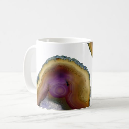 Geologe-Felsen-Achat-Tasse Kaffeetasse (Vorderseite Links)