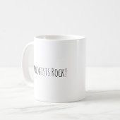 Geologe-Felsen-Tasse Kaffeetasse (Vorderseite Links)