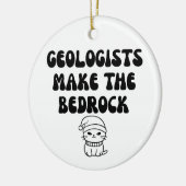 Geologe Funny Keramik Ornament (Links)