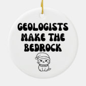 Geologe Funny Keramik Ornament (Hinten)
