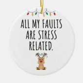 Geologe Funny Keramik Ornament (Vorne)