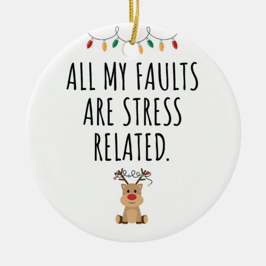 Geologe Funny Keramik Ornament (Vorne)