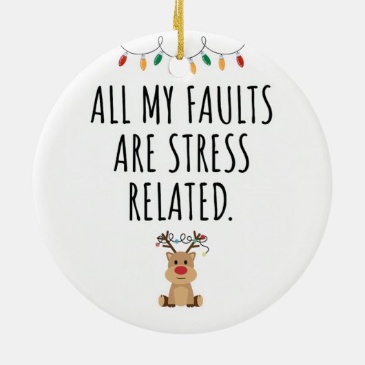 Geologe Funny Keramik Ornament (Hinten)