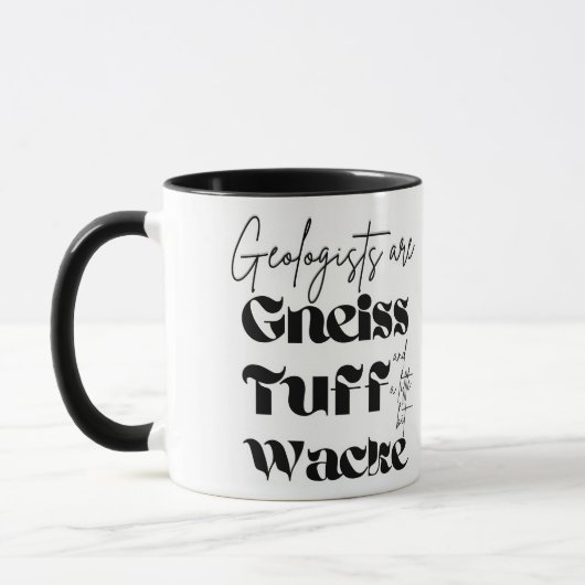 Geologe Funny Tasse (Links)
