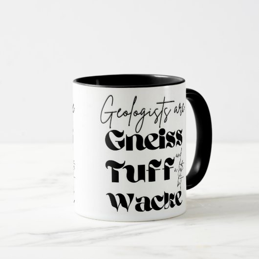 Geologe Funny Tasse (VorderseiteRechts)