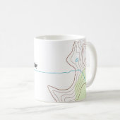 Geologe, Kartograf Topographische Karte Kaffeetasse (VorderseiteRechts)