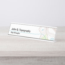 Geologe, Kartograf Topographische Karte