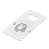 Geologe kennen ihre Schist Geldbeutel Flaschenöffner (Rückseite Schrägansicht)