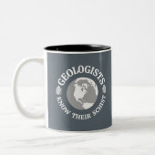 Geologe kennen ihre Schist Zweifarbige Tasse (Links)