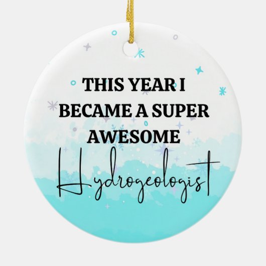 Geologe Keramik Ornament (Hinten)