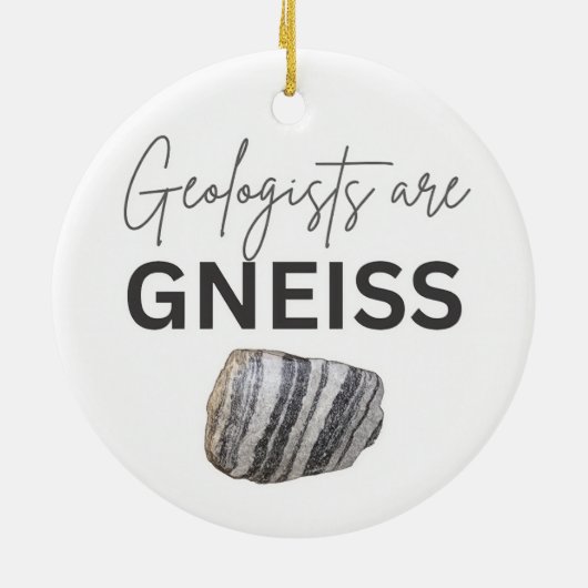 Geologe Keramik Ornament (Hinten)