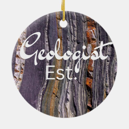 Geologe Keramik Ornament (Hinten)