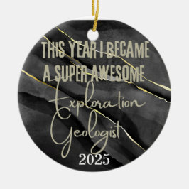 Geologe Keramik Ornament