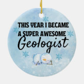 Geologe Keramik Ornament (Hinten)