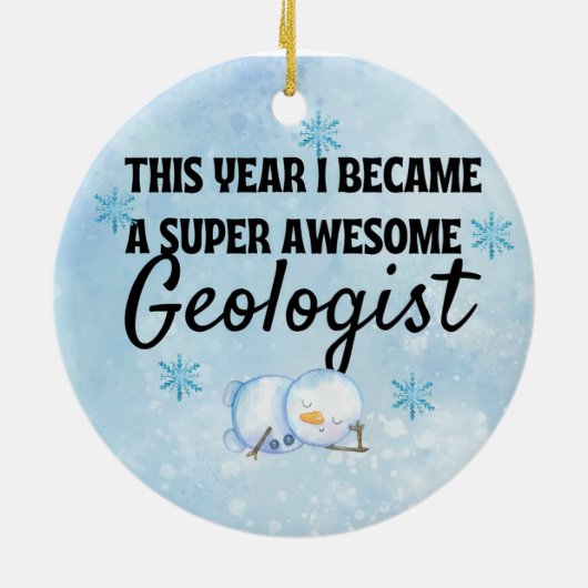 Geologe Keramik Ornament (Hinten)