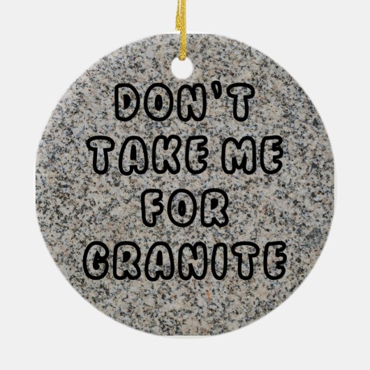 Geologe Keramik Ornament (Hinten)