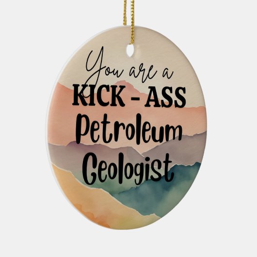 Geologe Keramik Ornament (Rechts)