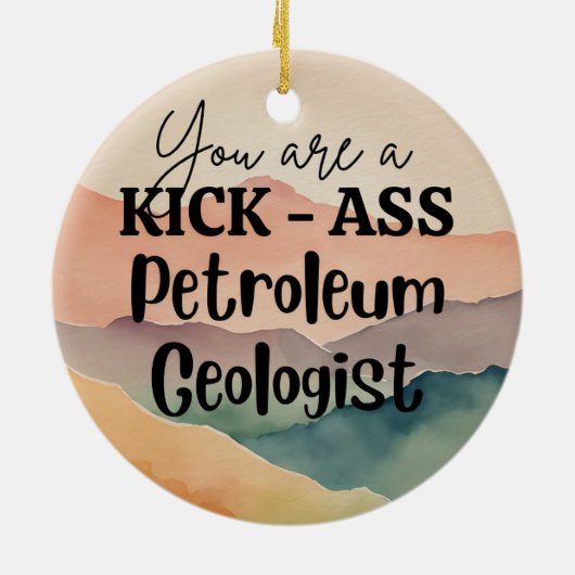 Geologe Keramik Ornament (Hinten)