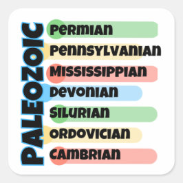 Geologe Quadratischer Aufkleber