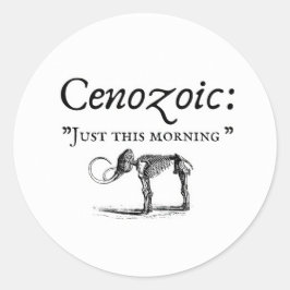 Geologe Runder Aufkleber