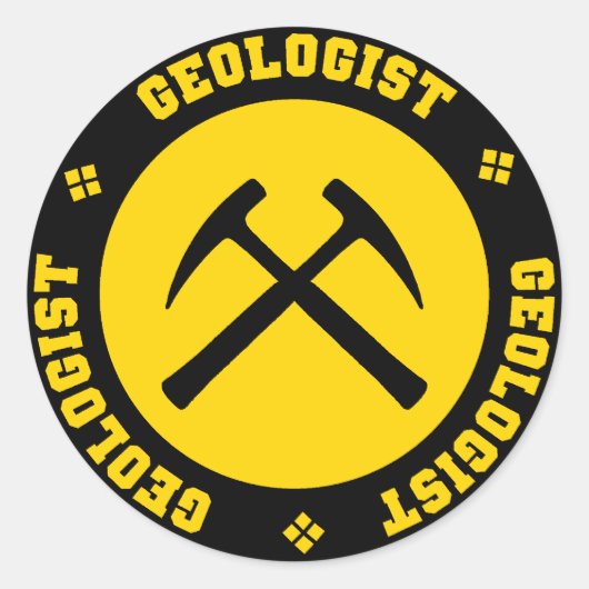 Geologe Sticker (Vorderseite)