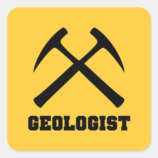 Geologe Sticker (Vorderseite)