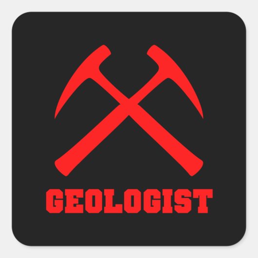 Geologe Sticker (Vorderseite)