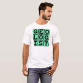 Geologe, Studie der Erde T-Shirt (Vorne ganz)