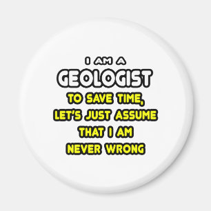 Geologe T - Shirt und Geschenke Magnet