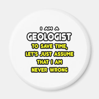 Geologe T - Shirt und Geschenke Magnet