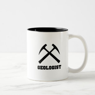Geologe-Tasse Zweifarbige Tasse